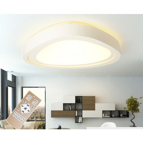   wj-9 :מנורה צמודת תקרה אקרילית ,תאורת לד בעיצוב נקי דגם