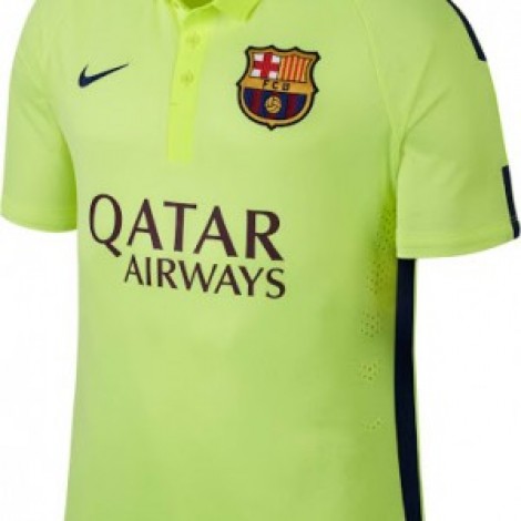 חולצת ברצלונה צהובה  שלישית 2014-2015